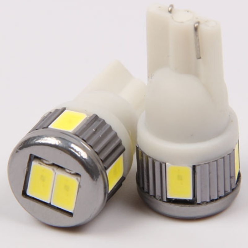 T10 kile W5W 168 194 6SMD 10SMD 5730 auto led udskiftningspærer