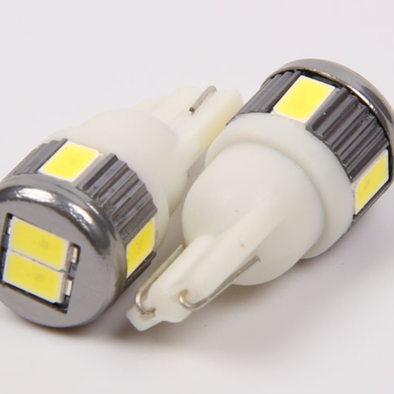 T10 kile W5W 168 194 6SMD 10SMD 5730 auto led udskiftningspærer