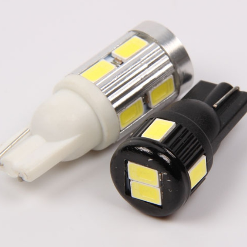 T10 kile W5W 168 194 6SMD 10SMD 5730 auto led udskiftningspærer