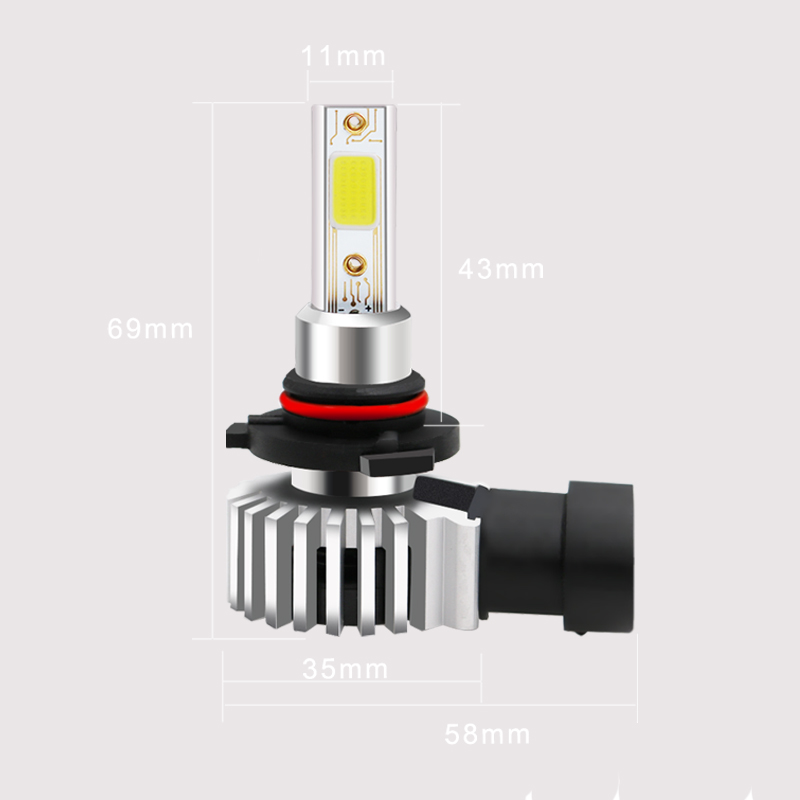 ny alt i én designbil HB3 9005 højeffekt-forlygtepærer 9005 led tågelygter